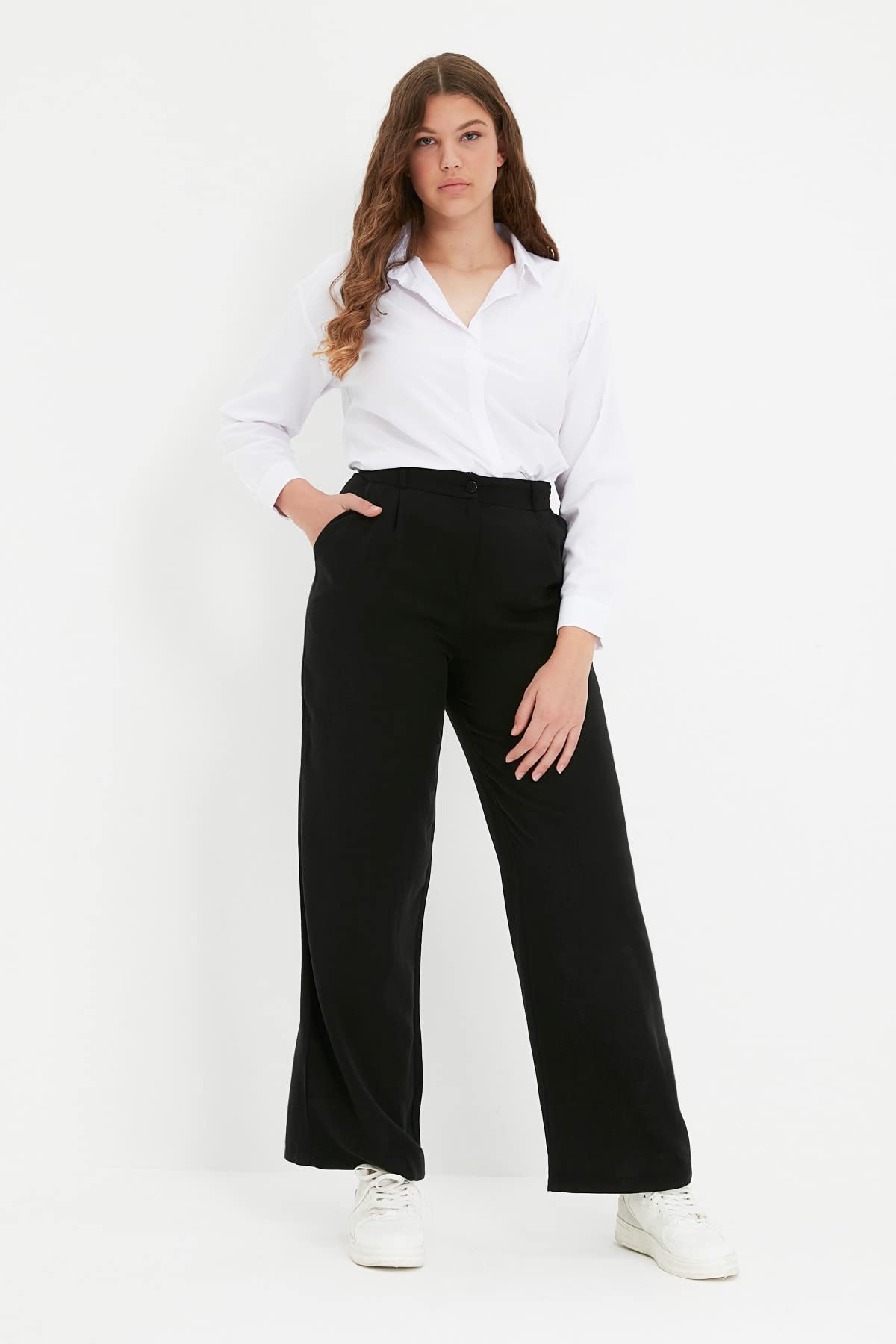 Trendyol Brown Plenty of Trousers - Short - Palais - Femme