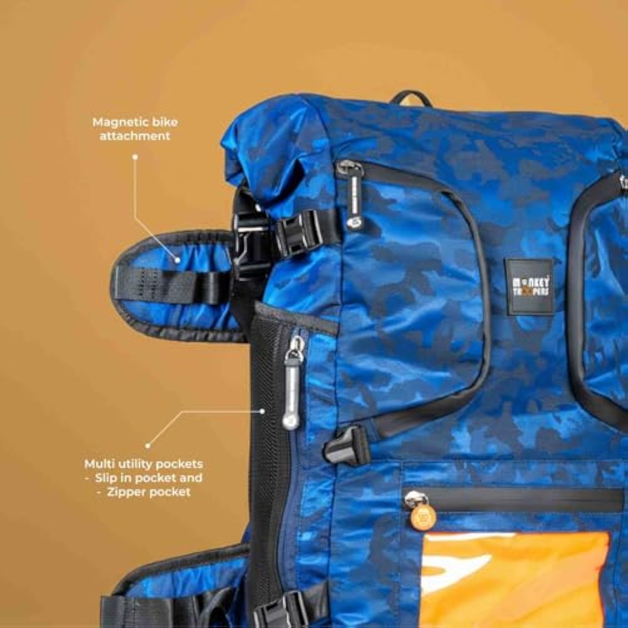 19L Stormy Roll Top Laptop Backpack for Men and Women