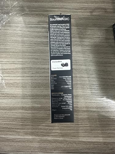 Image of SoundMAGIC E50 Wired Earbuds, No Mic, in-Ear Monitor, 3.5mm Jack, Gunmetal | Clear bass, Balanced HiFi sound, Effective noise isolation, Sturdy metal build, Ergonomic fit, Tangle-free cable