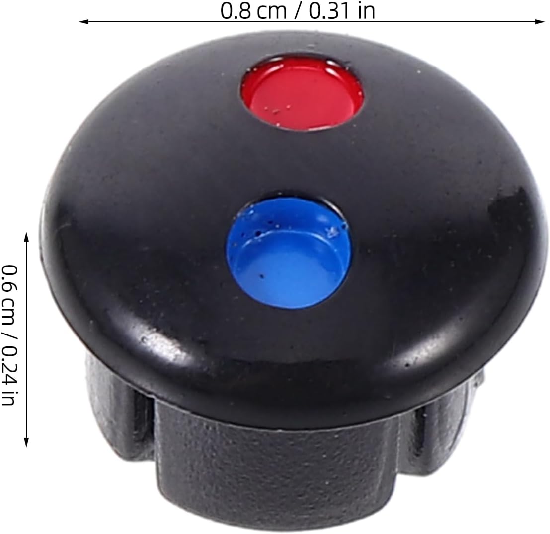 Faucet Index Button, Handle Index Hot Cold Water Indicators Signs Button for Kitchen Tool Parts Accessories