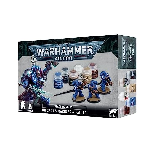 Warhammer 40k - Space Marines - Infernus Marines + paints