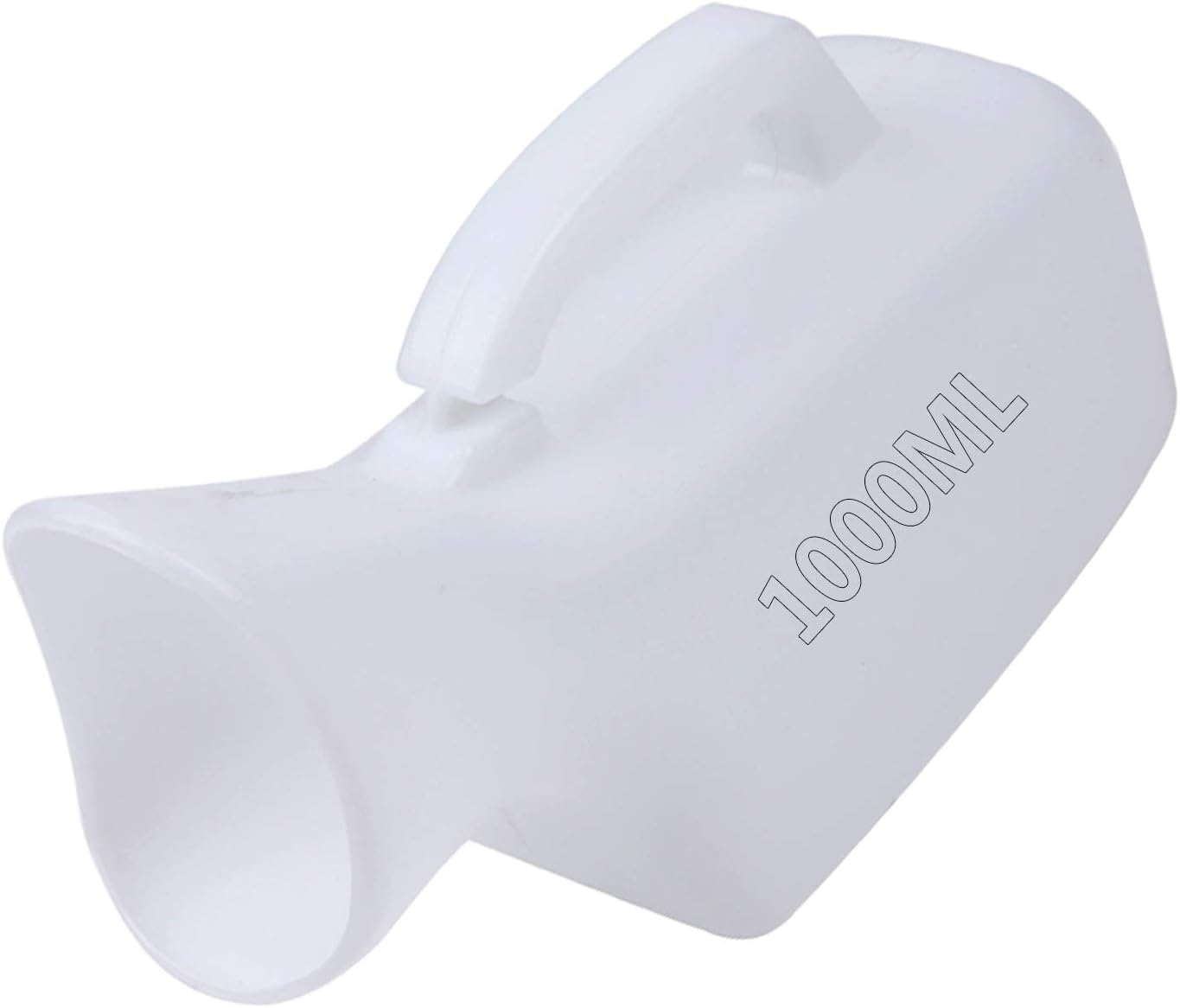 Men Urinal Bottle, 1000ML Unisex Urinal with Lid Portable Emergency Male Female Pee for Travel Car Emergency Convenient and Practical Urinal