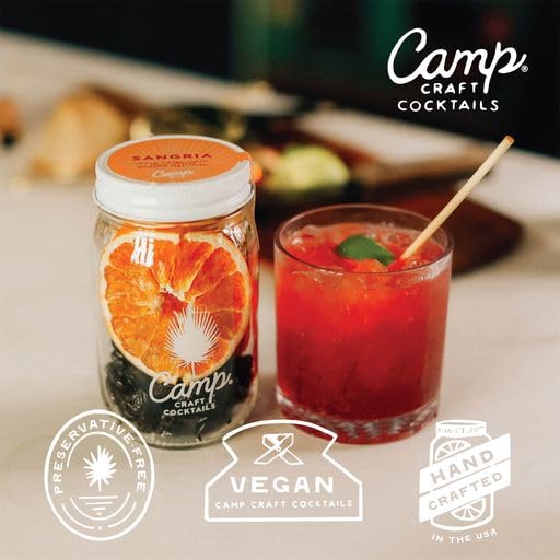 Miniatura 3 de Camp Craft - Mezcla de cóctel - Sangria  Kit de infusión de mezcla de bebidas premium con frutas deshidratadas, hierbas y azúcar vegano  Mezclador