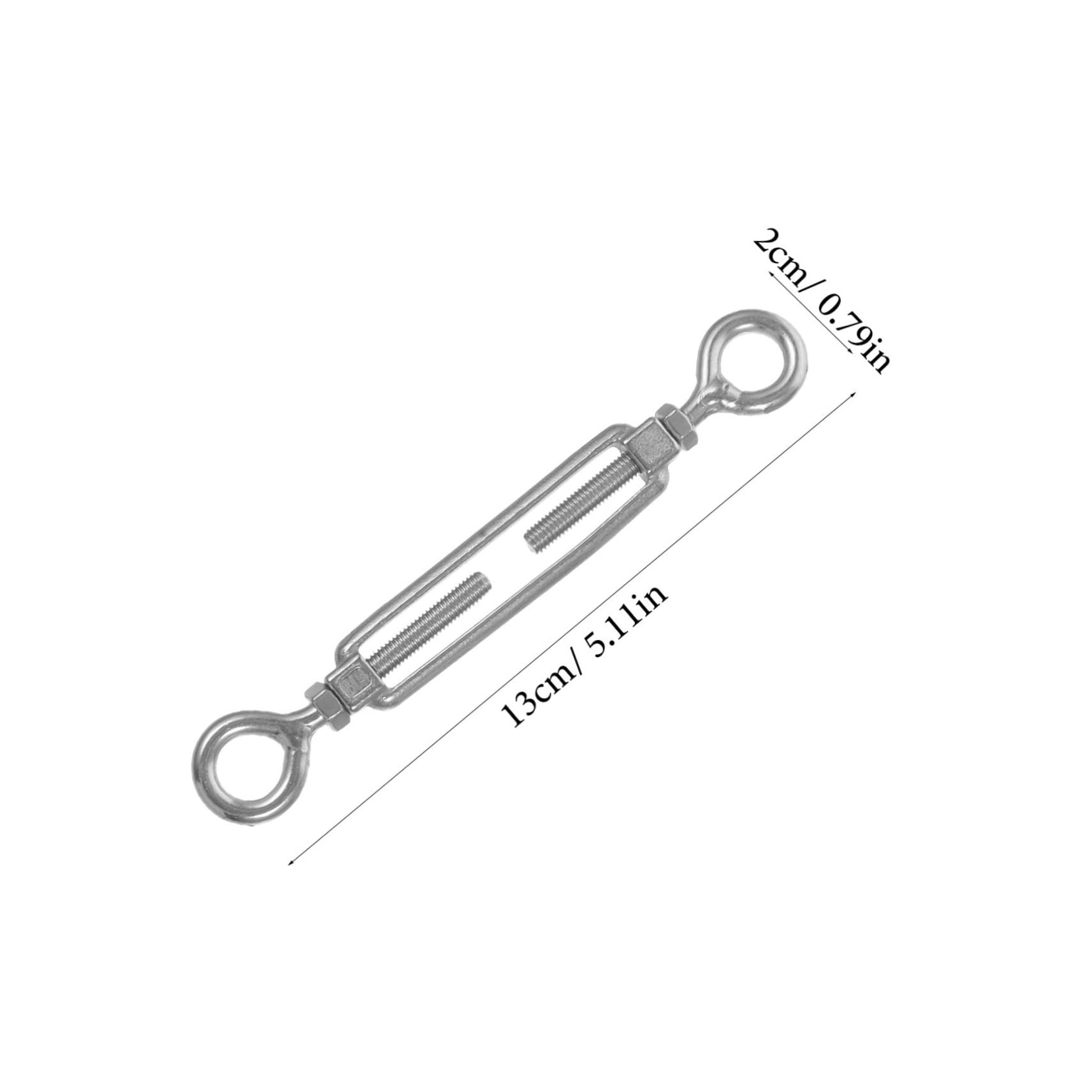 Cabilock Metal Wire Tensioner Stainless Steel Turnbuckle Cable Strainer Open-Body Turnbuckle for Wire Tension Supply
