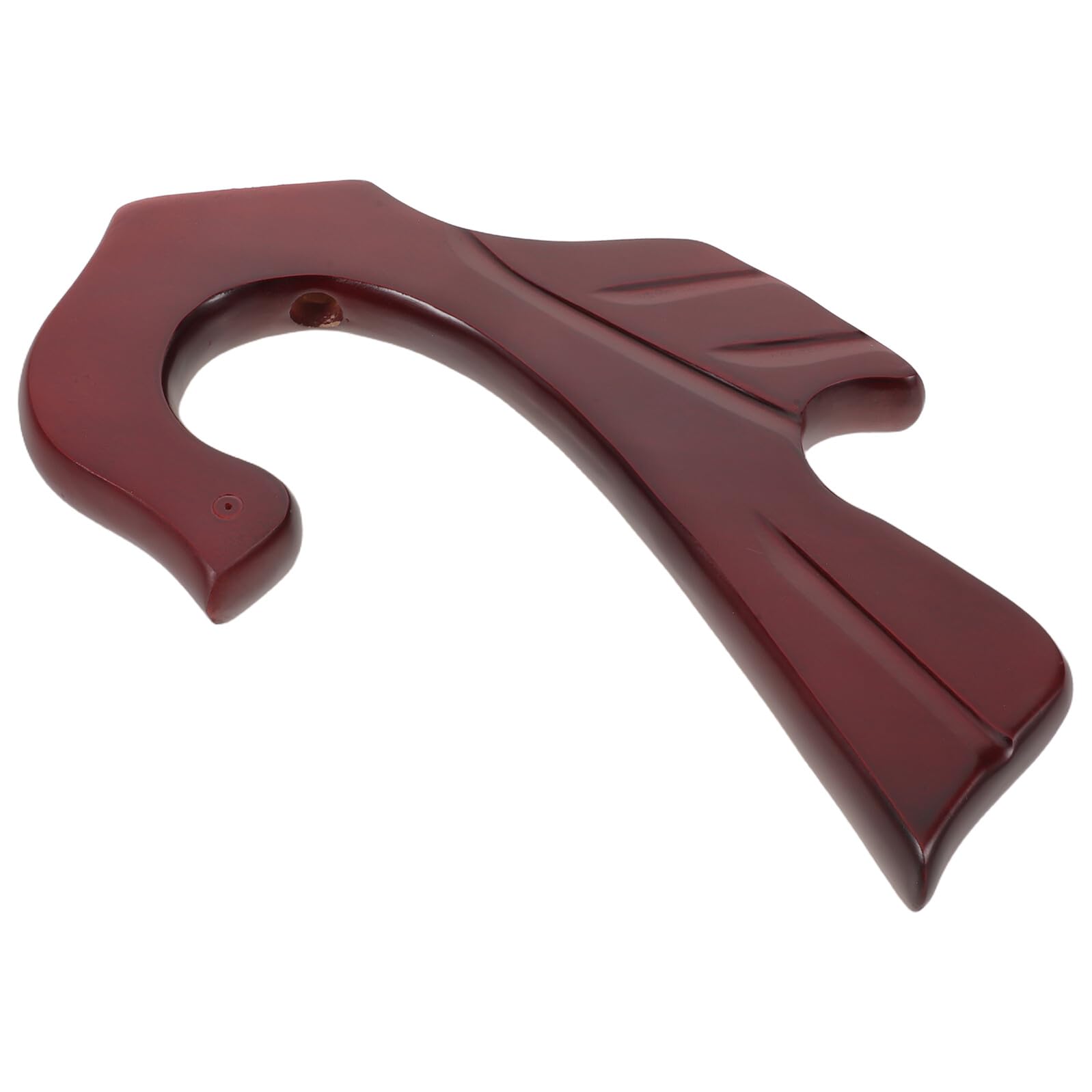 Gancho para Perchero de Madera Roja, Accesorio 06, Montaje Sencillo