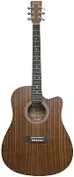 VIOLAO STEVE FOLK 41` COM CUTWAY - EQUALIZADO (LC-5) - MAHOGANY - CORDA DE ACO