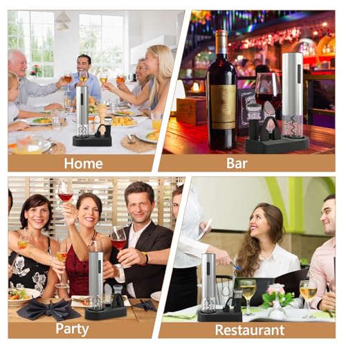 Décapsuleur automatique et coffret d'accessoires à vin pour offrir un cadeau idéal - 8