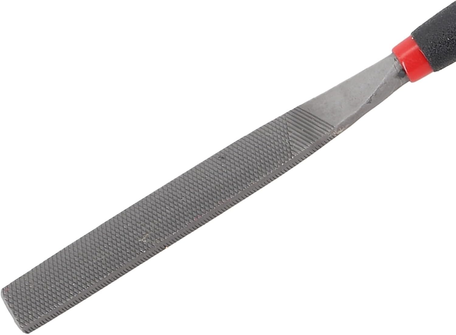 Steel File Set 118mm Glass Carving, Round Half Round Files Hardened Steel Gold Tile Craft Model Making, 5mm Shank Hand (File)