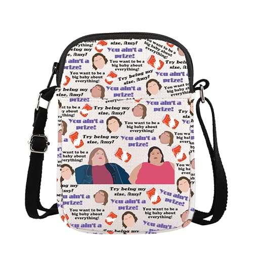 1000 TV Show Sister Inspired Crossbody Bag Try Being My Size Amy Sister Fans Pound TV Series Purse Wallet Bag