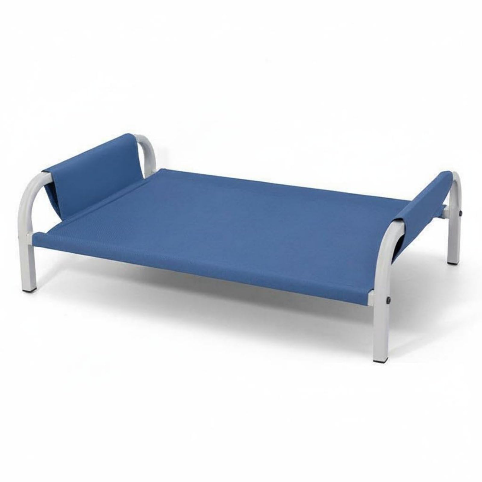 Lit de repos métal Qianly bleu taille M pour chien et chat