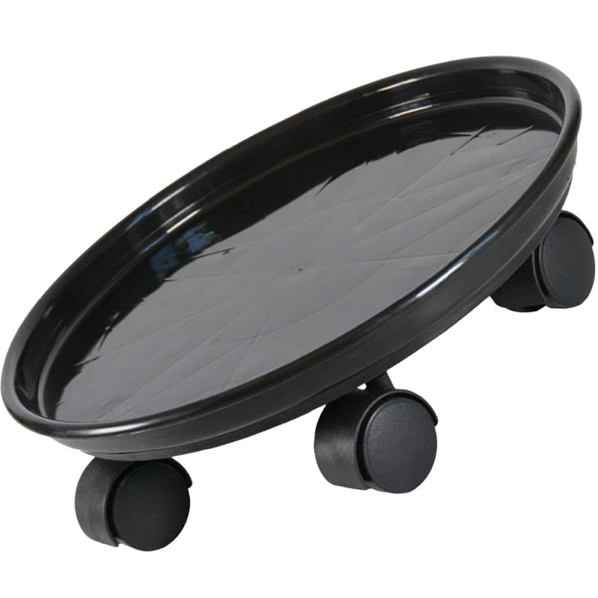 Plateau de pot de fleurs en plastique support mobile plantes d'intérieur