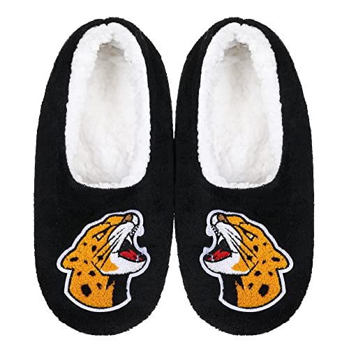 Image of ZYZX Cute Slipper Socks with Grips,Cozy Soft Sole House Slippers for Women | Animal Pattern Warm Safe Non Slip Fleece-lined Fluffy Fuzzy Socks Indoor for Adult,Easy to Wash,Gifts