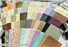 Flartmo 102 Sheets Textured Scrapbook Paper and Mesh Fabric Kit, 6 Pack Handmade Special Decorative Decoupage Paper for Scrapbooking Bullet Junk Journal Supplies Cards Crafts( 6 x 4 inches) #3