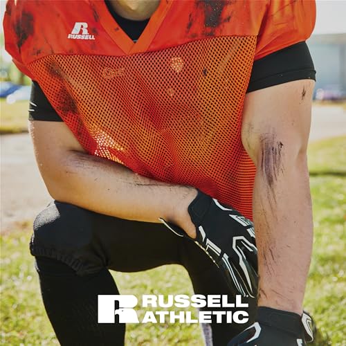Russell Athletic F25PFMP-BLK-M Integrated 7-Piece Pad Football Pant thumb #3
