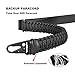 550 Paracord 2 Point Rifle Sling Adjustable Strap with Shoulder Pad Traditional Two Point Gun Sling with Updated HK Hook (HK Type Hook)