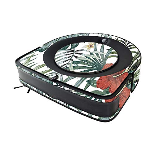 Image of MightySkins Glossy Glitter Skin Compatible with iRobot Roomba s9 Vacuum - Tropical Hibiscus | High-Gloss Glitter Finish | Easy to Apply and Change Style | Made in The USA