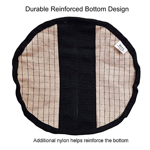 Derby Originals Ripstop 24 Oz Canvas Feed Bag with Padded Leather Crown Strap for Safety and No-Spill Flap Design by Derby Originals - Image 4
