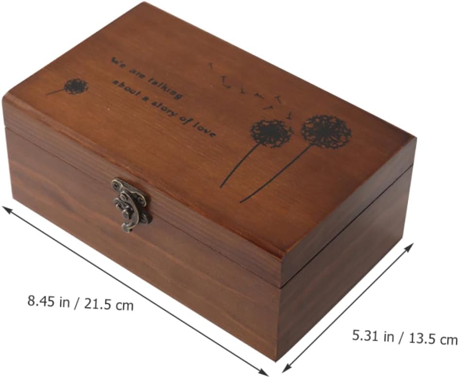 Wooden Sewing Kit Box Wood Sewing Needle Storage Case for Organizing Sewing and Accessories Ideal for Home Use and Crafting Projects