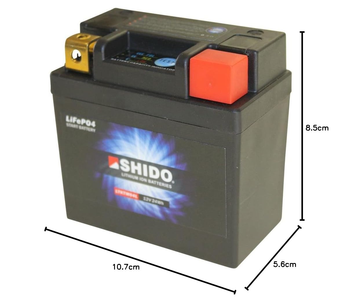 Akku Lithium Shido ltktm04l ohne Pflege
