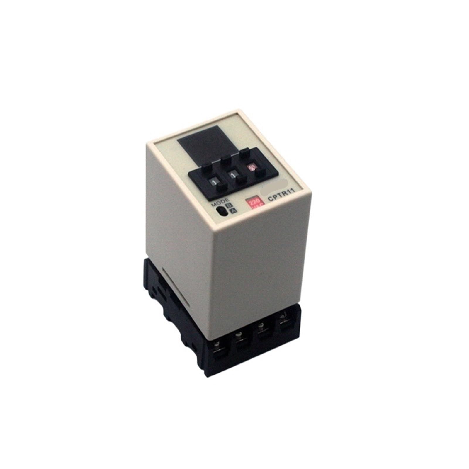 12V 24 V 220V AC/DC universal ah3d función de relé de tiempo temporizador relé rango de configuración de tiempo 0,01 s-990h retardo de cierre(DC24V)