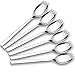 Xesea Sporks 6-pack 1.4-inch Wide 18/10 Stainless Steel Sporks Everyday Use, Camping Backpacking Utensils, Spaghetti Salad Dessert Heavy Duty Flatware set, 7.6-inch Long(M)