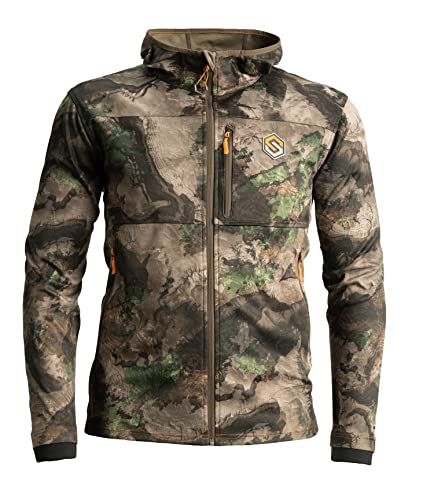 ScentLok Silentshell Camo Hooded Hunting Jacket for Men Lightweight Whitetail Gear2