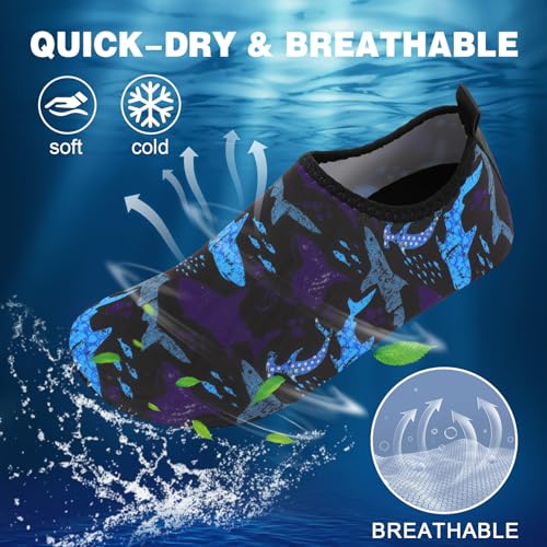Barefoot Water Shoes for Women Men Non-Slip Yoga Socks Travel Slippers for Indoor Outdoor Beach Swim Sport Summer House Shoes3