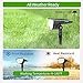 Claoner Solar Spot Lights Outdoor, 3 Lighting Modes IP65 Waterproof Solar Lights Outdoor, 2-in-1 Flood Lights, Landscape Spotlights for Yard Backyard Trees House Garden -32 LED/Cold White(2 Pack)