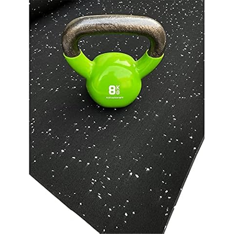 Jardin202 Esterilla de Ejercicio Moteado Blanco Cover