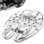 MZS-Motorcycle-Floorboards-Driver-Touring-Footboards-Rider-Front-Foot-Pegs-Skeleton-Stretched-Chrome-Compatible-with-Dyna-FLD-ElectraRoadStreet-Glide-Softail-Road-King-Trike-Ultra-Limited