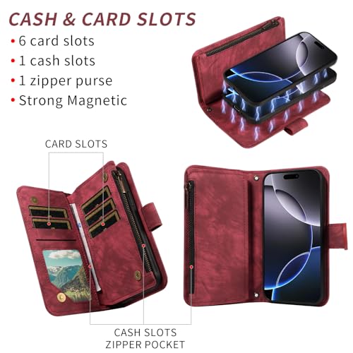 Coque iPhone 16 Pro Max avec porte-cartes pour libérer vos mains