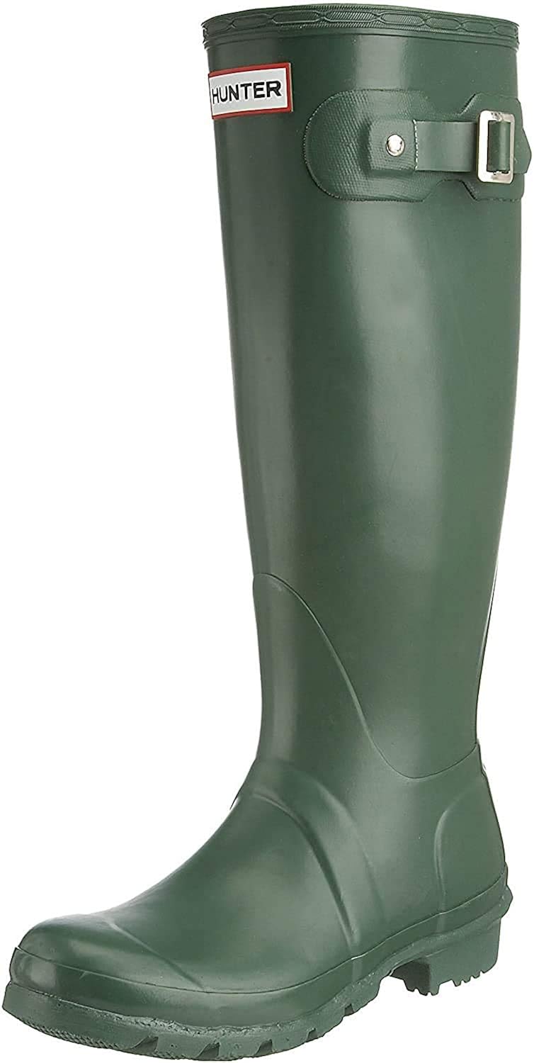 Hunter green rubber boots Clearance