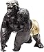 Produktbild Kare Design Deko Objekt Monkey Beach 30cm, Deko Affe als Accessoire für das Wohnzimmer, lustiger Gorilla mit Sonnenbrille in Gold, (H/B/T) 30x29,5x21cm