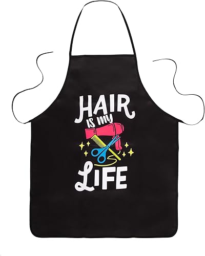 Qchengsan Hair Stylist Apron,Funny Barber Apron,Hairstylist Aprons for Women Men,Hairdresser Apron for Barbershop,Salon Apron