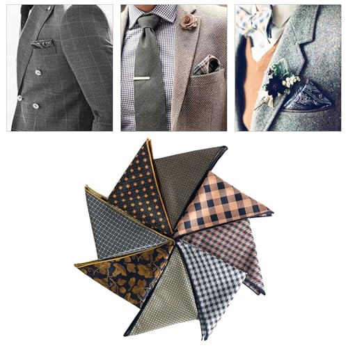 Kangnice Wedding Handkerchief Pocket Towel for Sports Travel Work Grooms Weddings Prom Versatile Square Handkerchief