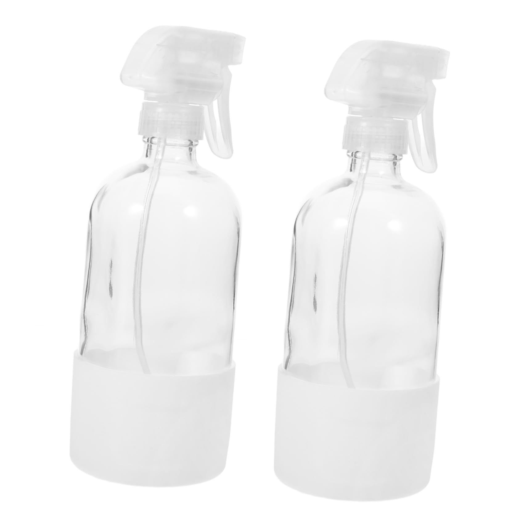 Vaporisateur à Brume Fine 500ml en Verre, Flacon Pulvérisateur Blanc