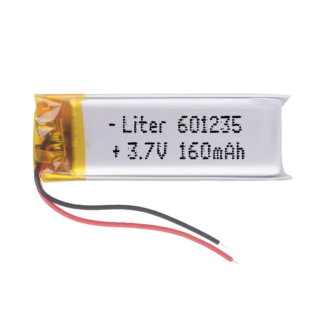 Batería 501035 LiPo 3.7V 130mAh 0.481Wh 1S 5C Liter Energy Battery para Electrónica Recargable teléfono portátil vídeo smartwatch Reloj GPS - No Apta para Radio Control 35x10x5mm (130mAh|501035) — view 11
