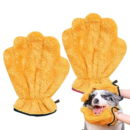 Toallitas para perros - Toalla de baño con patas suaves para gatos | Guante de lavado desechable, guantes de baño para mascotas - Para el aseo de viaje en interiores domésticos, el