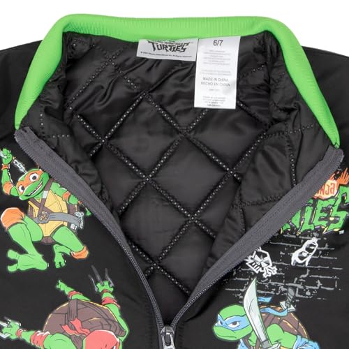 Nickelodeon Teenage Mutant Ninja Turtles Varsity Bomber Jackets for Boys TMNT Coats for Kids4