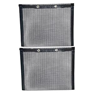 Herbruikbare grilltassen Barbecue Bag Herkbruikbare grillpensoorten Nitaanvals BBQ Mesh Bags Picknick kookgereedschap 2 stks