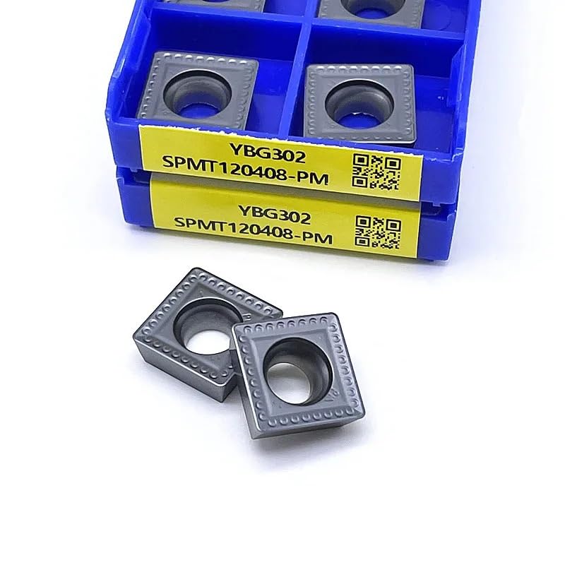 Puntas de carburo para torneado SPMT120408 PM YBG302 10 piezas miniatura 6