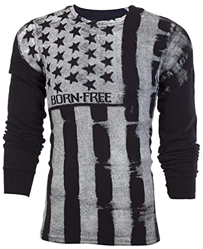 Archaic by Affliction Men's Long Sleeve Thermal Shirt Uprising Now2