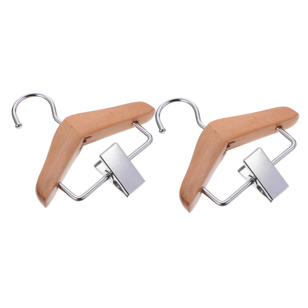 HEMOTON 2Pcs Pet Clothes Hanger for Dogs Cats Clip Design for Easy Storage Durable Dog Skirt Hanging Clip for Pet Clothing Organization