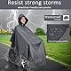 Rollstuhl-Poncho Rollstuhl-Abdeckung, leicht, atmungsaktiv und wasserdicht, Rollstuhl-Regencape universelle Passform, Mobilitäts-Roller und elektrischer Rollstuhl-Poncho, Ganzkörperabdeckung für