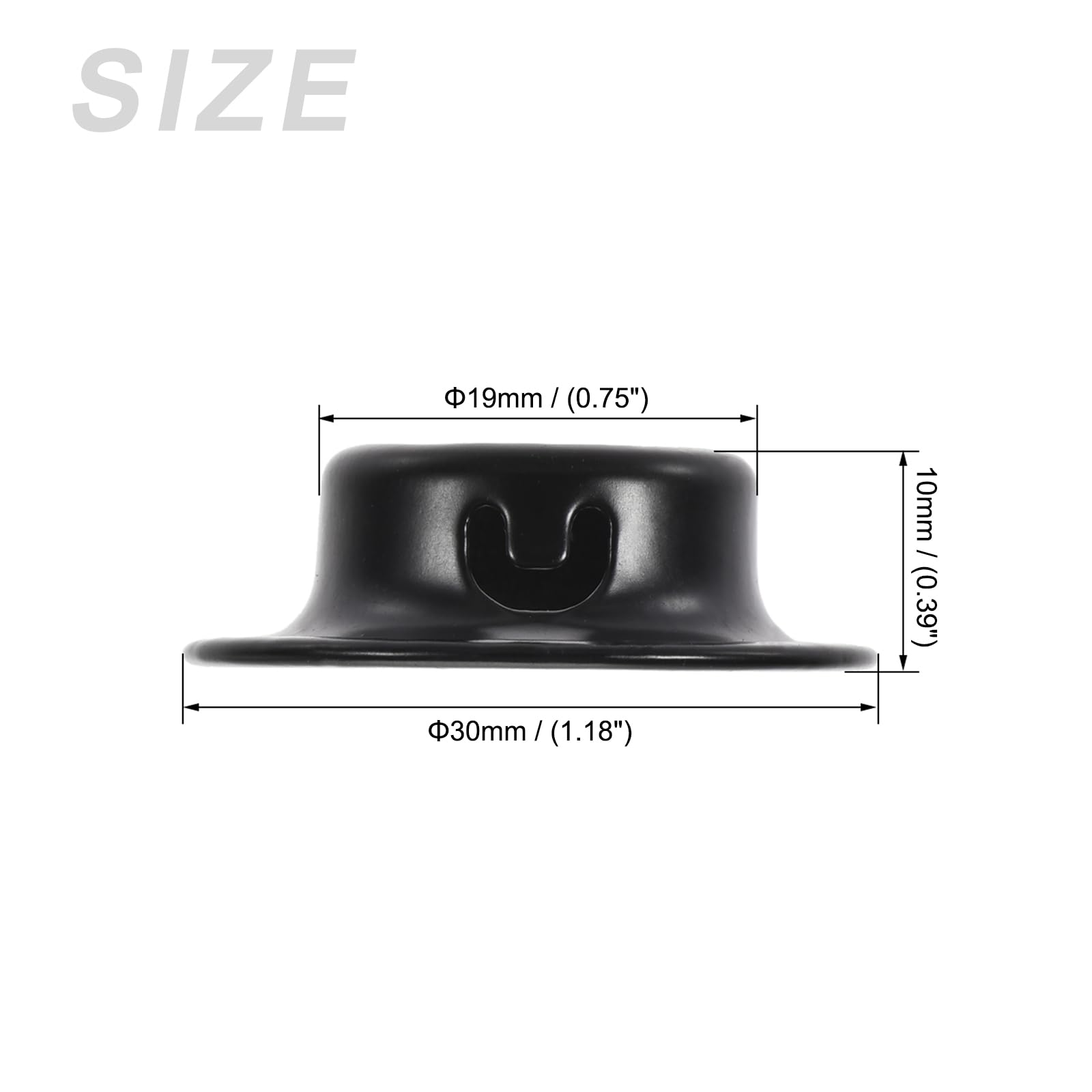 METALLIXITY Round Air Vents(Fit 19mm/0.75" Dia.) 15Pcs, Stainless Steel Circle Soffit Airflow Vent Wall Mesh Vent Cover - Image 2