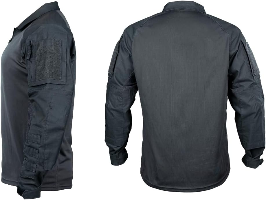 IDOGEAR Men’s Combat Shirts Tactical Long Sleeve Shirt with Elbow Pads Military BDU Shirts with Pockets Airsoft Clothing - Image 3