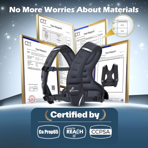 Image of Sportneer Adjustable Weighted Vest Woman: 6-10lb /10-18lb Weighted Vests | Walking Weighted for Women with 4 /8 Weight Packs Fast Adjust Weight Vest for Home Gym Burn Calories Strength Training Vests