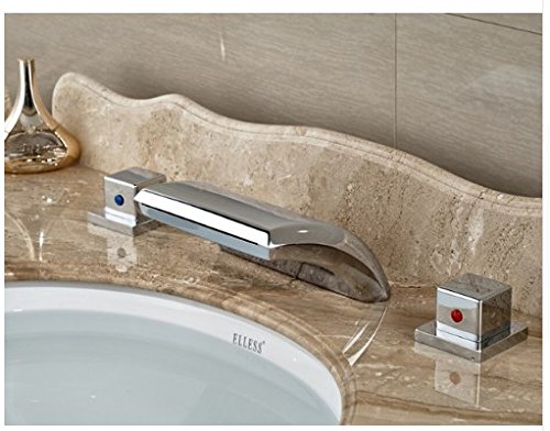 Mélangeur de salle de bain Gowe pour baignoire cascade et rituel bien-être