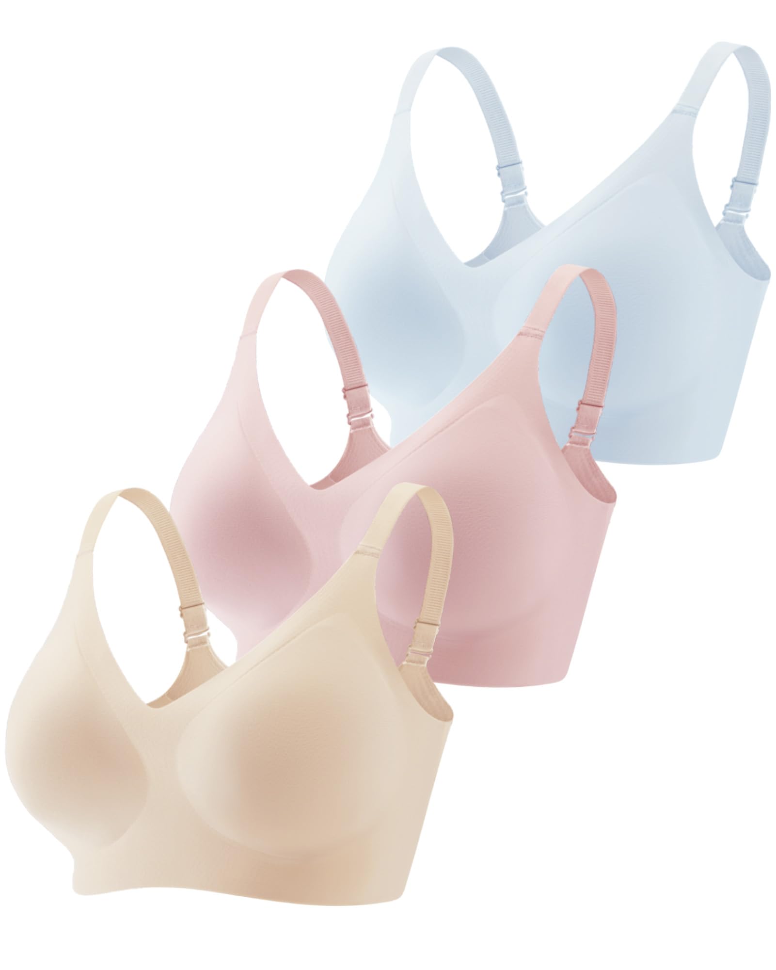 Vinfact 3-Pack Wireless Bras