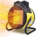 Outdoor Heater - Electric Greenhouse Heater for Patio with Overheat Protection, 1S Fast Heating Ceramic Heater with Low Noise, Patio Heaters for Outdoor, Garage